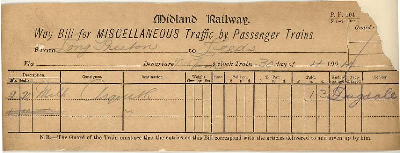 Milk 30-04-04 to Leeds - Asquith (40 galls).jpg - Way Bill: Milk 30-04-04 to Leeds - Asquith (40 galls)